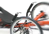 Guidon bas tricycle couchÃ© HP Velotechnik